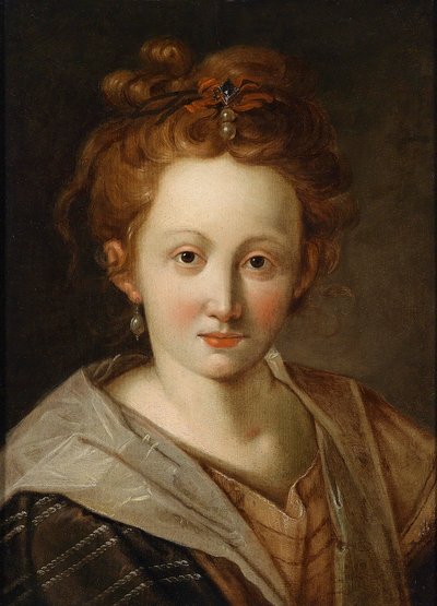 Portrait of a Young Woman by Workshop of Hans von Aachen